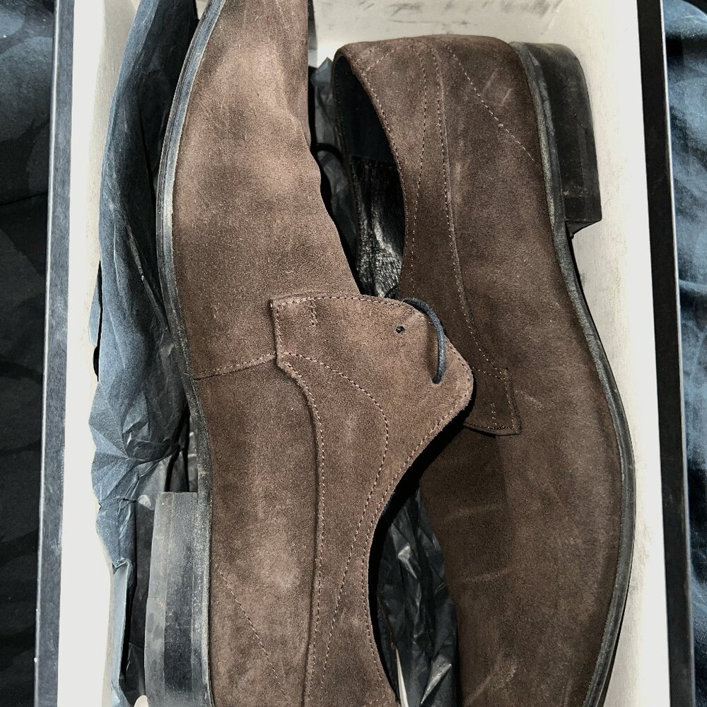 Reiss Mens Brown Lace Up Sniper Shoes, Size 9US/8UK